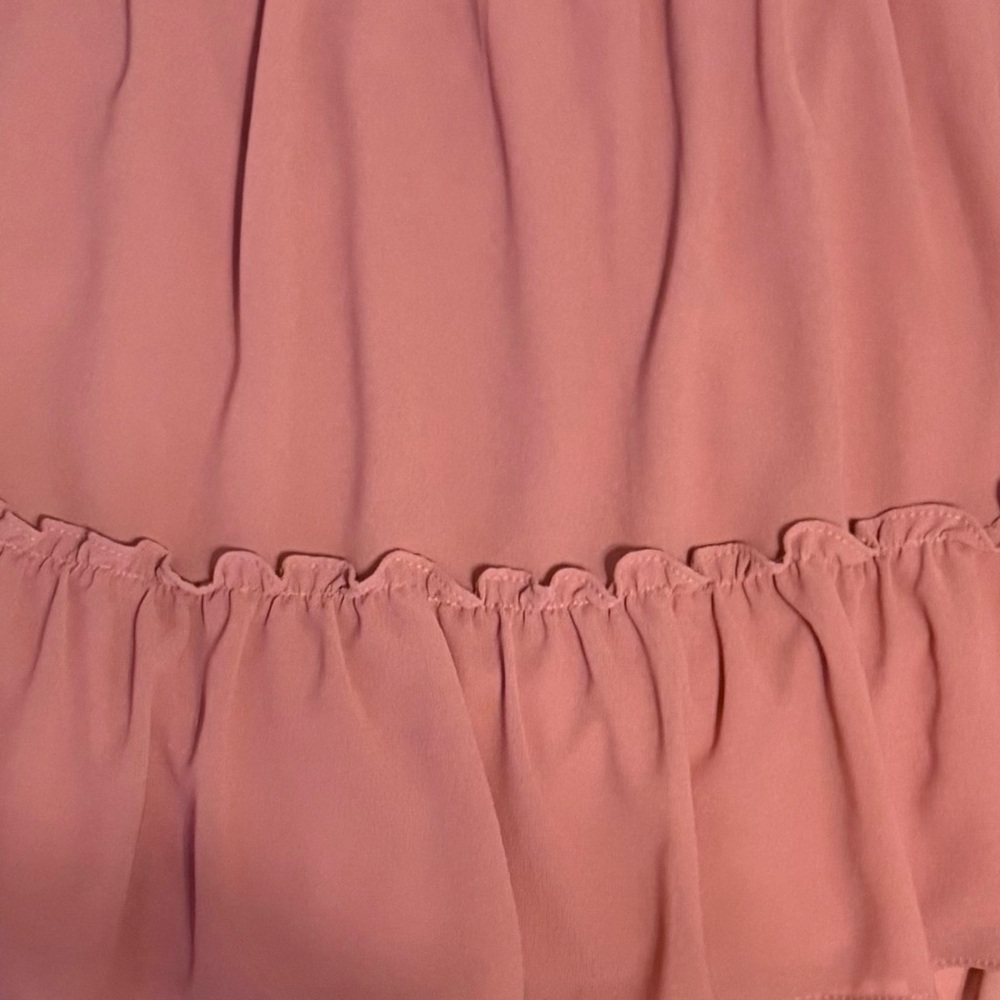 I.N. San Francisco, Rose Pink Mini Halter Dress with Fitted Elastic Waist Size S - Picture 5 of 11